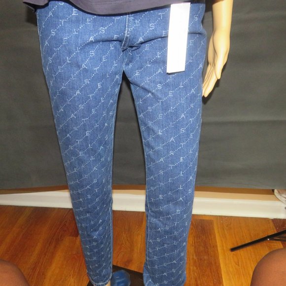Stella McCartney Denim Skinny Jeans  with Logo. - Picture 1 of 7
